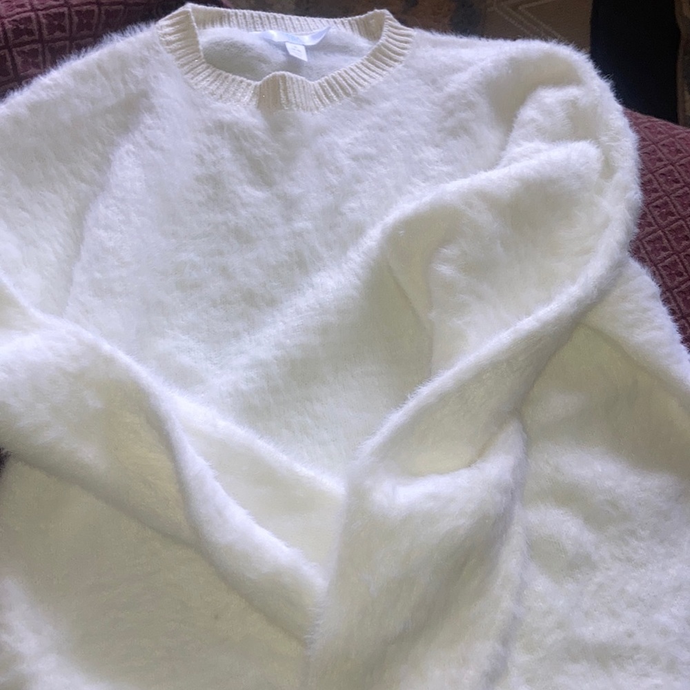 Try sweater. It’s unisex ty